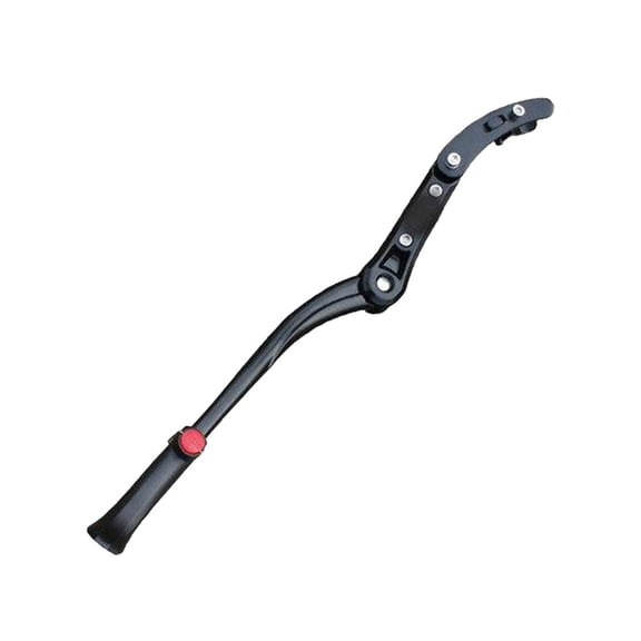 ELAYARD Black Adjustable Folding Kickstand, Single Side Rear Mount Support Stand for Bikes