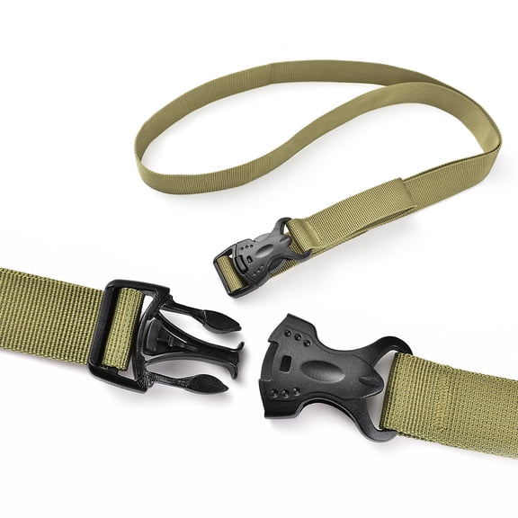 ELAYARD Outdoor Khaki Luggage Strap with Buckle for Travel Picnic Blanket and Camping