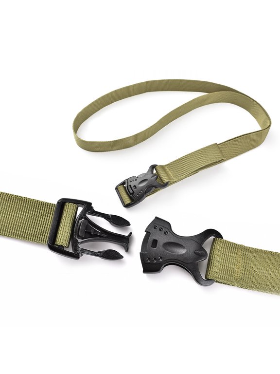 Khaki Luggage Strap for Outdoor, Adjustable and Safe, PP Material, Travel Essential