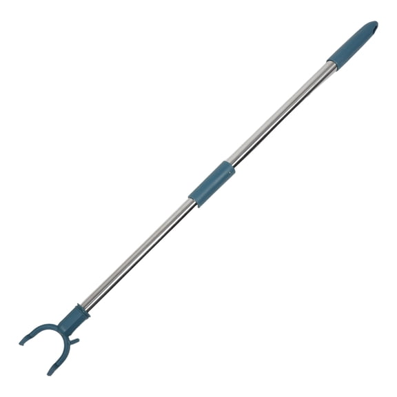 ELAYARD Adjustable Telescopic Clothesline Pole Blue for Space Saving Laundry and Balcony Use