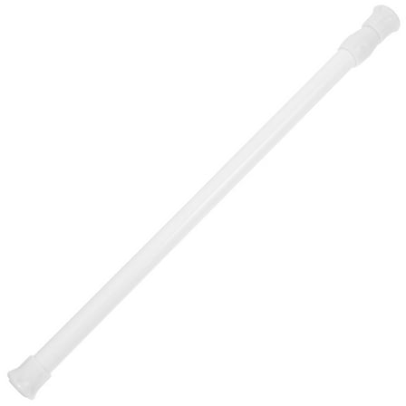 ELAYARD White Telescopic Tension Curtain Rod for Bathroom Use and Clothing Hanging