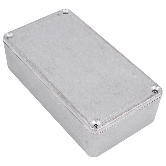 ELAYARD Metal Aluminum Enclosure Silver Case for Guitar Pedal DIY Project Protection