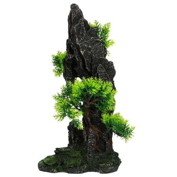 ELAYARD Aquarium Landscaping Resin Simulation Rockery 1Pack