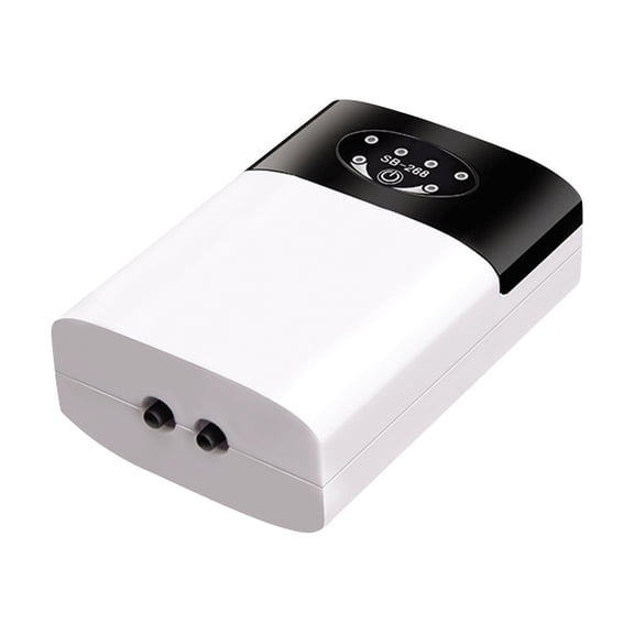 ELAYARD Portable Aquarium Pump White Quiet USB Stone Compressor