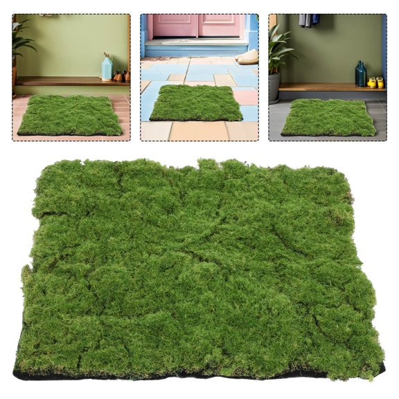 ELAYARD Artificial Grass Carpet Rug with Lifelike Moss Texture for Terrarium and Bonsai Decor