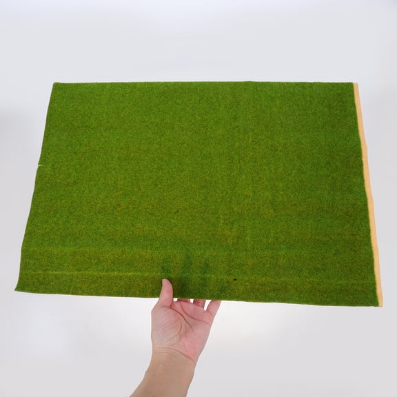 ELAYARD Light Green Nylon Artificial Grass Rug, 1 Sheet for Indoor and Outdoor Use, and Realistic
