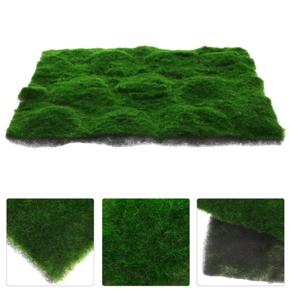 ELAYARD Artificial Grass Turf Lawn Plastic Green 1Set Home Decoration