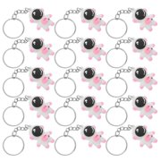 ELAYARD Astronaut Keychains PVC Space Theme Party Favors Decorations, Set of 24 Pieces