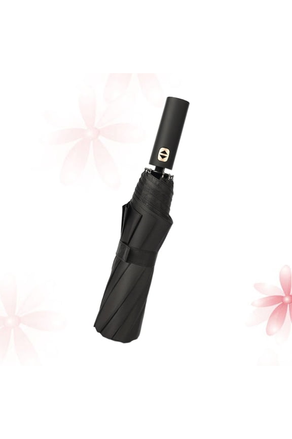 Automatic Umbrella Black High-Tech Dyeing Windproof for Rain and Sun