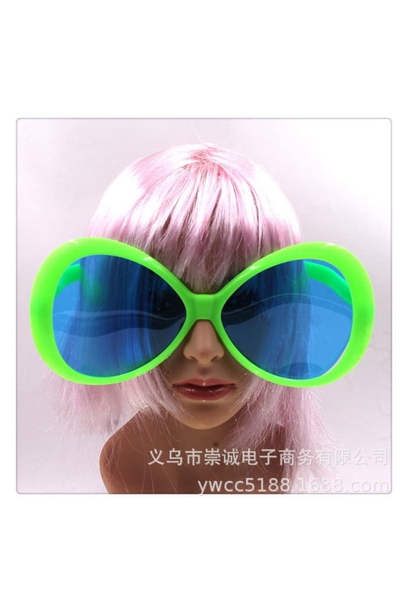 Back to School 2PCS Giant Sunglasses Novelty Sunglasses Plastic Fashion Statement Travel