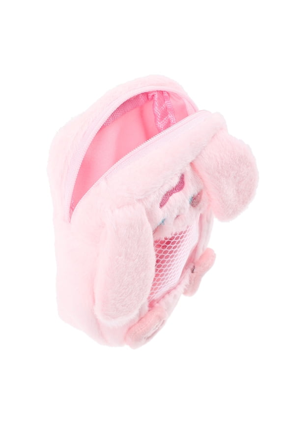 Plush Small Purse for Women, Card Holder and Daily Use Wallet, Back to School Accessory, 1 Piece