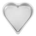 thumbnail image 1 of ELAYARD Heart Shaped Cake Mold Baking Pudding Pans Silicone 1Pcs, 1 of 7