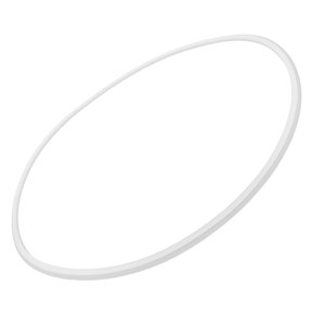ELAYARD Bar Stool Base Ring White Rubber Floor Protector Easy Install Nonslip Durable