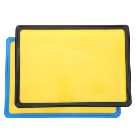 ELAYARD 2Sets Assorted Color Retail Shelf Label Holders Plastic Frames for Supermarket Use