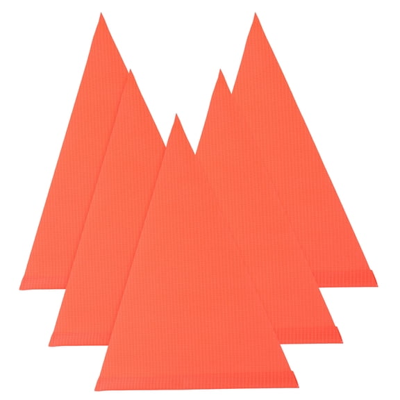 ELAYARD 5Pcs Safety Cycling Flag Red for Bike Supply High Visibility Outdoor Use