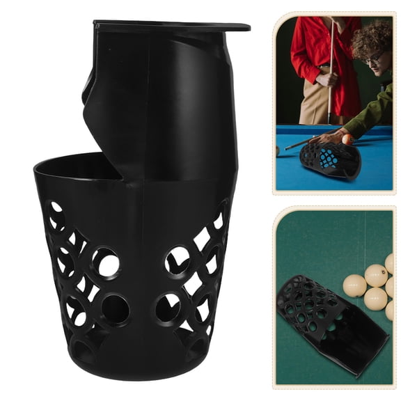 ELAYARD Black Replacement Pool Table Pockets for American Style Tables, PP Material with Easy Installation Kit Included
