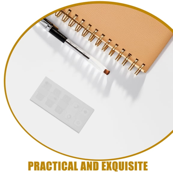 ELAYARD Binder Hole Reinforcement Stickers for 50 Sheets Loose Leaf Pages