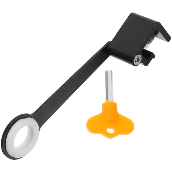 ELAYARD Black Aluminum Window Locks for Home Security, Easy to Install, Multifunctional for