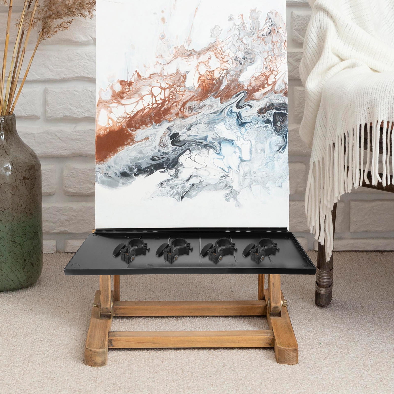 ELAYARD Black Plastic Easel Support Rods, 4-Pack and Versatile ...