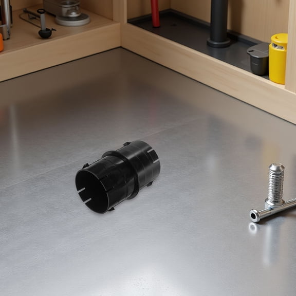 ELAYARD Black Yard Drainage Adapter for PVC Hdpe Pipe Connector with Fast Coupling Feature