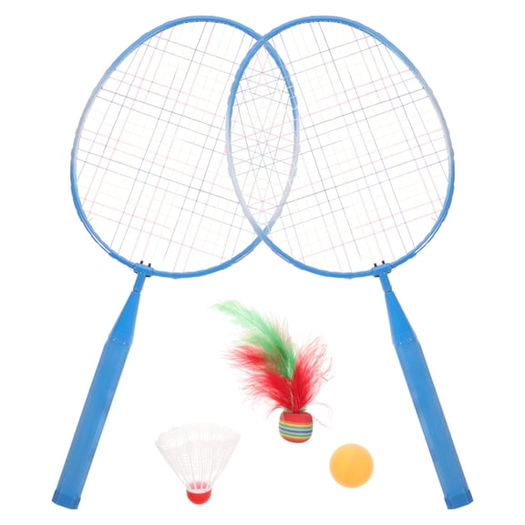 ELAYARD Blue Tennis Racket Set with Balls for Outdoor and Indoor Sports and Family Activities