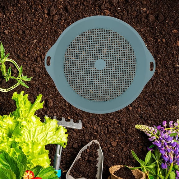 ELAYARD Gardening Soil Sieve for Screening Soil, Compost, Garden Debris, and Mulch with Mesh