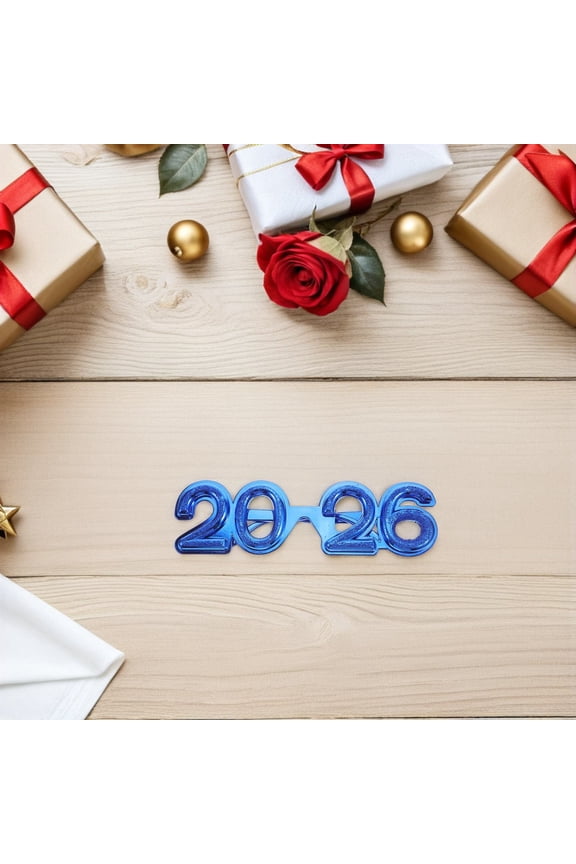 Glitter Eyeglasses 2026 New Year's Eve Party Props Lightweight Accessories