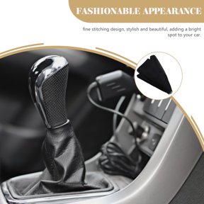 ELAYARD PU Material Universal Shift Boot Cover for Manual Gear Shift with Stylish Stitching