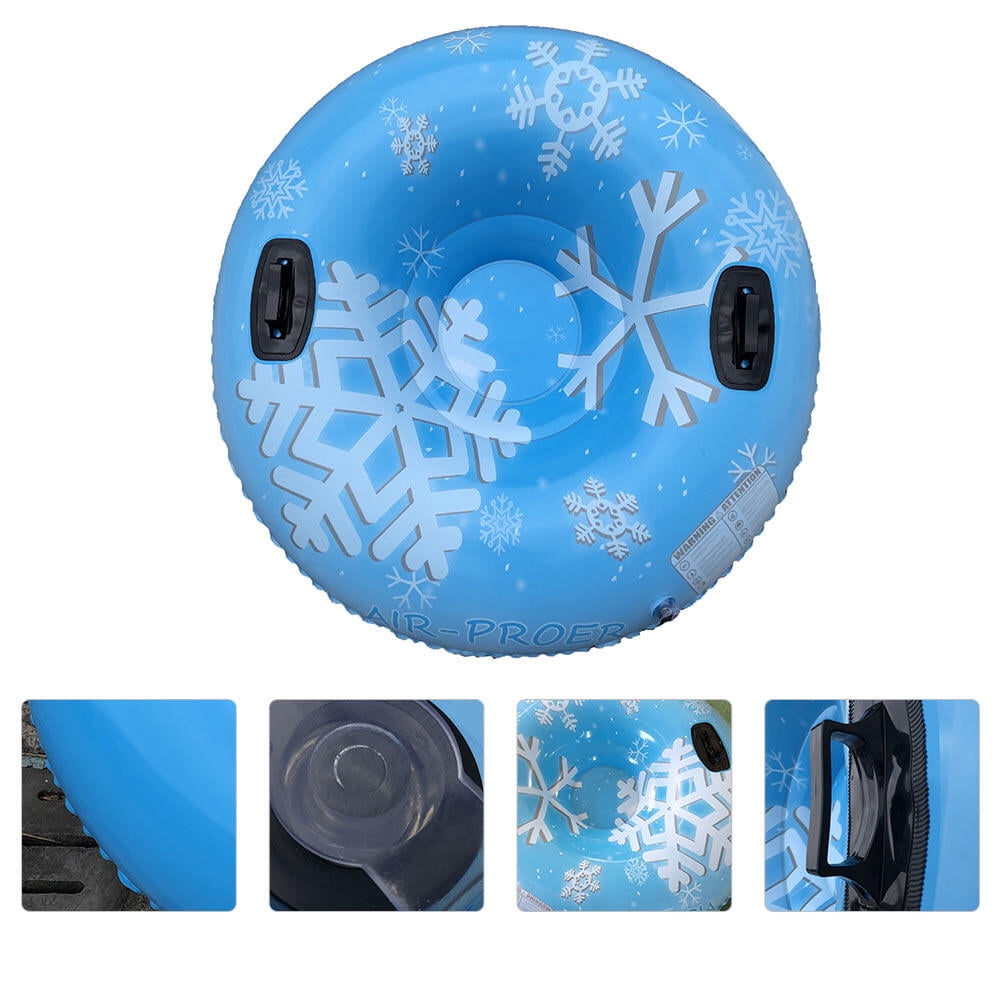 ELAYARD Heavy Duty Inflatable PVC Snow Tube for Winter Outdoor Skiing, Tear-Resistant Design, 1Pc Snow Sled