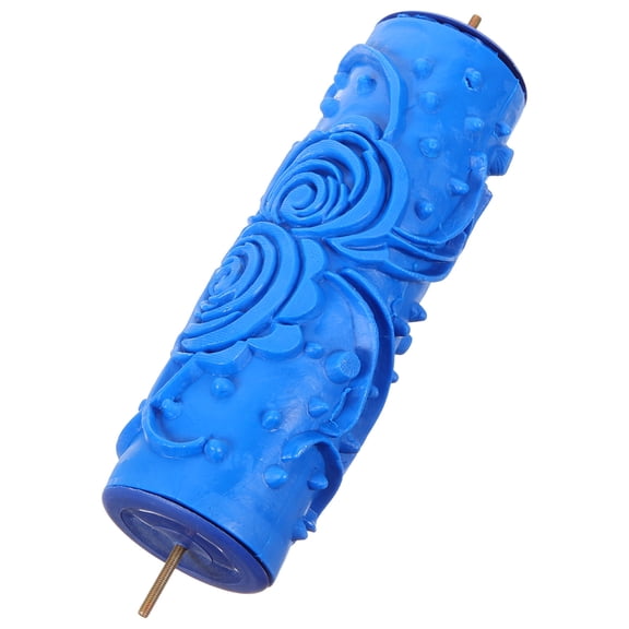 ELAYARD Concrete Texture Roller Paint Roller Rubber Blue Wall Decoration 1Pack