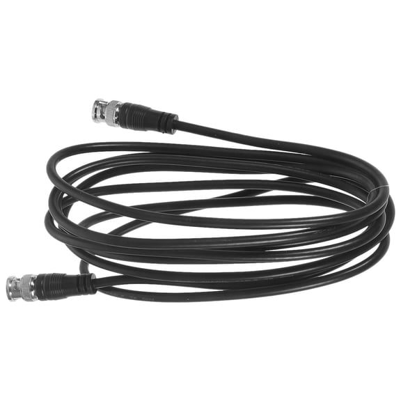 ELAYARD Bnc Extension Cable Male to Male Bnc Coupler Black Copper 1Set for Home Use