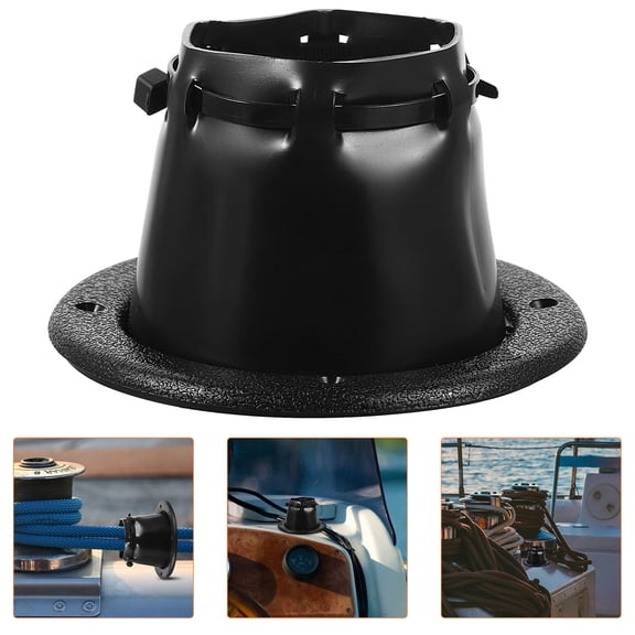 ELAYARD Boat Wire Organizer Black Cable Boot Protector for Marine and Yacht Electrical Cables