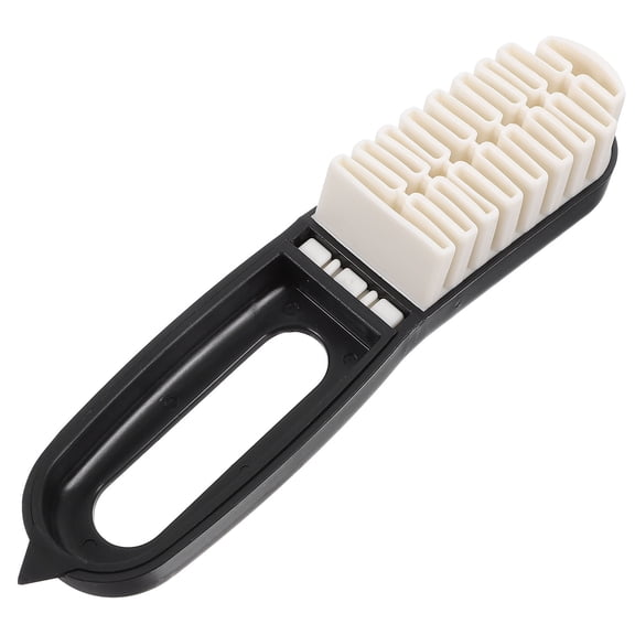 ELAYARD Suede Brush for Boots and Shoes Gentle Cleaner with Soft Bristles Black Color
