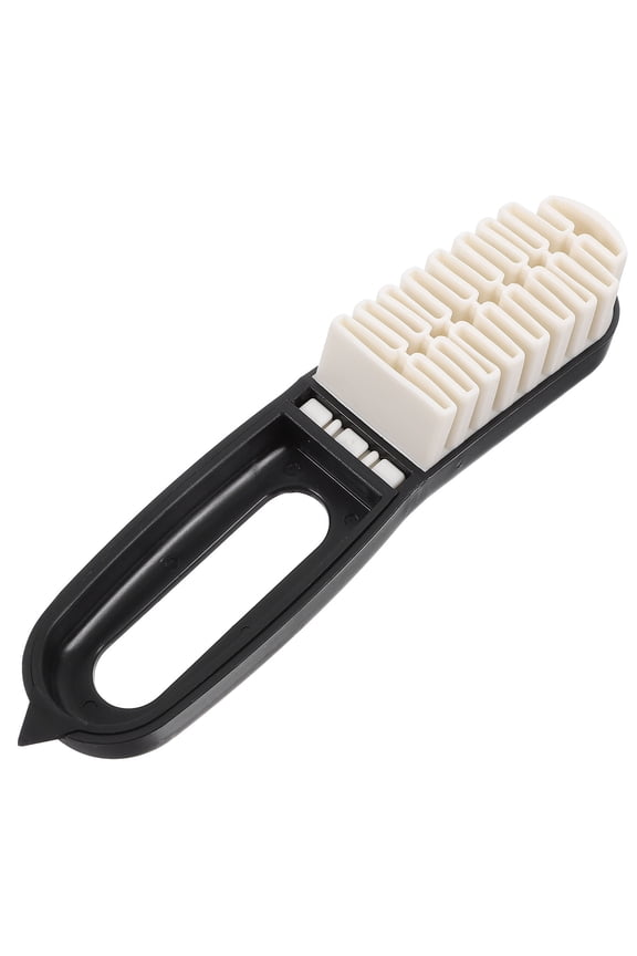 Suede Brush for Boots and Shoes Gentle Cleaner with Soft Bristles Black Color