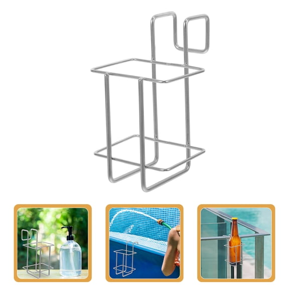 ELAYARD Punch Free Stainless Steel Hanging Basket for Bathroom and Kitchen Supplies