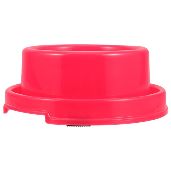 ELAYARD Multipurpose Red Plastic Dog Food Container with Comfortable Height and Stable Design