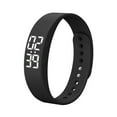 thumbnail image 1 of ELAYARD Smart Fitness Bracelet Watch with Vibrating Alert, LED Display, Sports Activity Wristband - Black, 1 of 6