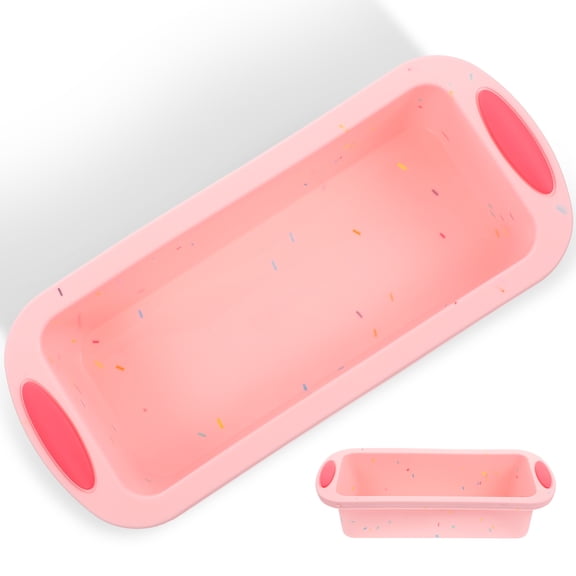 ELAYARD Flexible Silicone Loaf Pan for Baking Bread, Nonstick Easy Release Toast Mold Tray, and