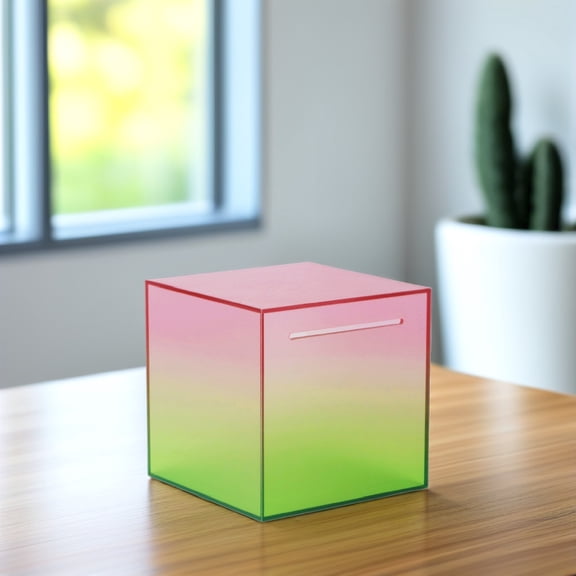 ELAYARD Acrylic Money Saving Box with Smooth Texture for Secure Cash Storage and Easy to Clean Design