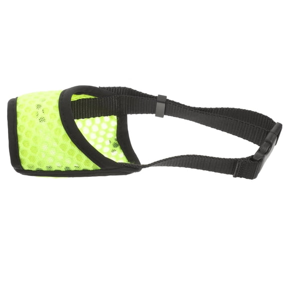 ELAYARD Light Green Polyester Dog Mouth Cover Anti Barking and Biting