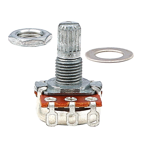 ELAYARD Electric Guitar Potentiometer Metal Brown Volume Control Knob Replacement Part 1 Piece