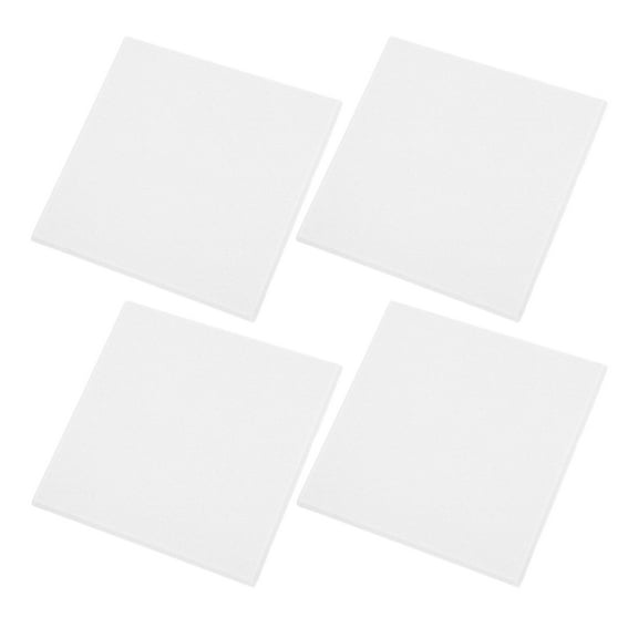 ELAYARD 4Pcs Board Tiles for Wall Memo Board White Acoustic Panels