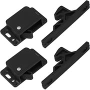 ELAYARD RV Cabinet Door Latch Replacement Set of 2 with Spring Hook Lock, ABS Material for Secure Closure