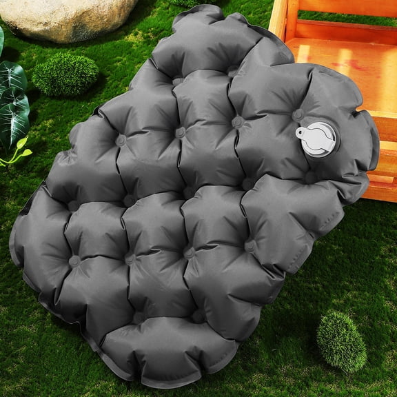 ELAYARD Outdoor Inflatable Sitting Pad with Strong Material and Storage Pouch