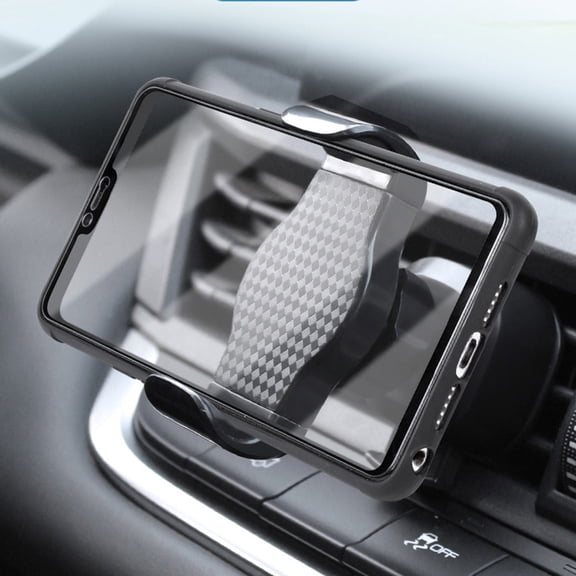 ELAYARD Car Phone Holder Black Universal Air Vent Mount for Navigation and GPS Use