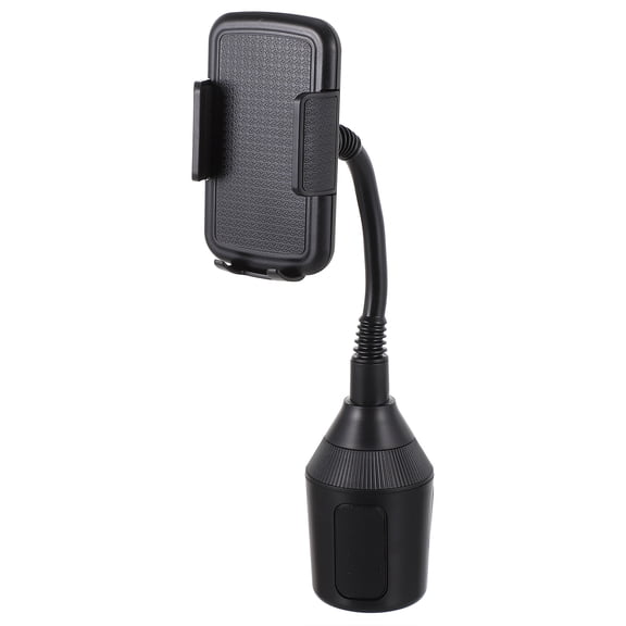 ELAYARD Adjustable Car Cup Phone Bracket Black ABS Tablet and Smartphone Mount for Storage