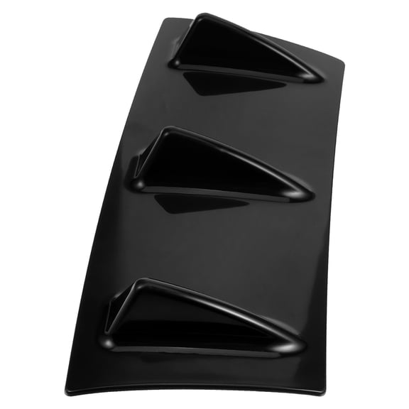 ELAYARD Car Rear Tail Spoiler Shark Fin Spoiler ABS Plastic 1Set