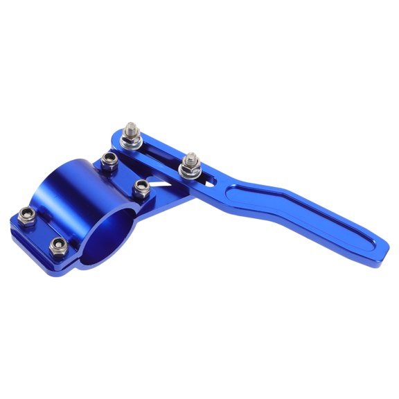 ELAYARD Car Steering Wheel Signal Lever Extension Pole Blue Durable Metal Control Lever