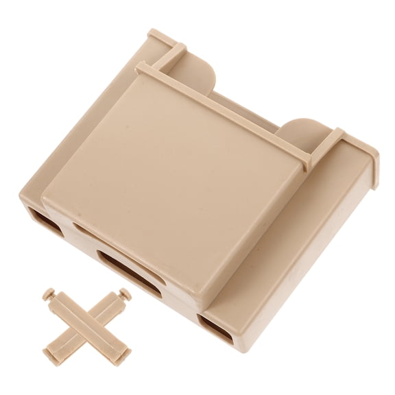 ELAYARD Truck Console Organizer Beige with Car Storage Holder and Air Vent Phone Mount
