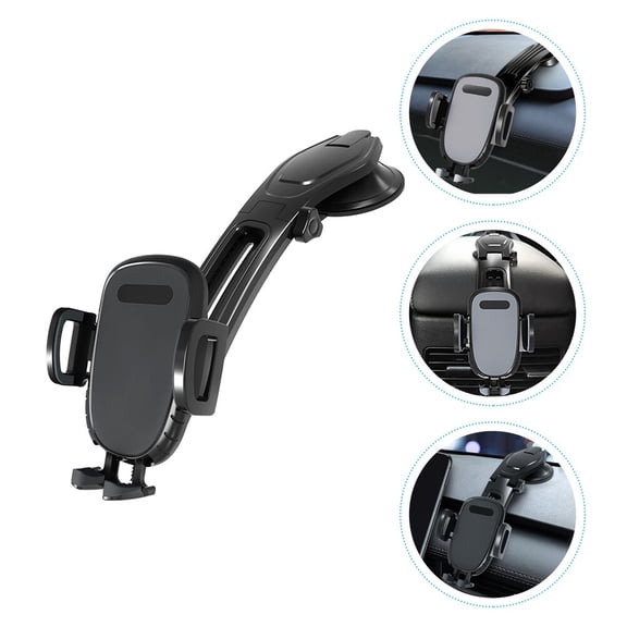 ELAYARD Car Suction Cup Phone Holder Black Rotatable Car Phone Mount for Dashboard